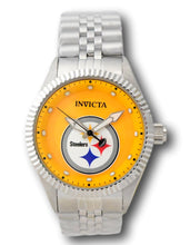 Load image into Gallery viewer, Invicta NFL Pittsburgh Steelers Men&#39;s 43mm Silver Stainless Quartz Watch 42415-Klawk Watches
