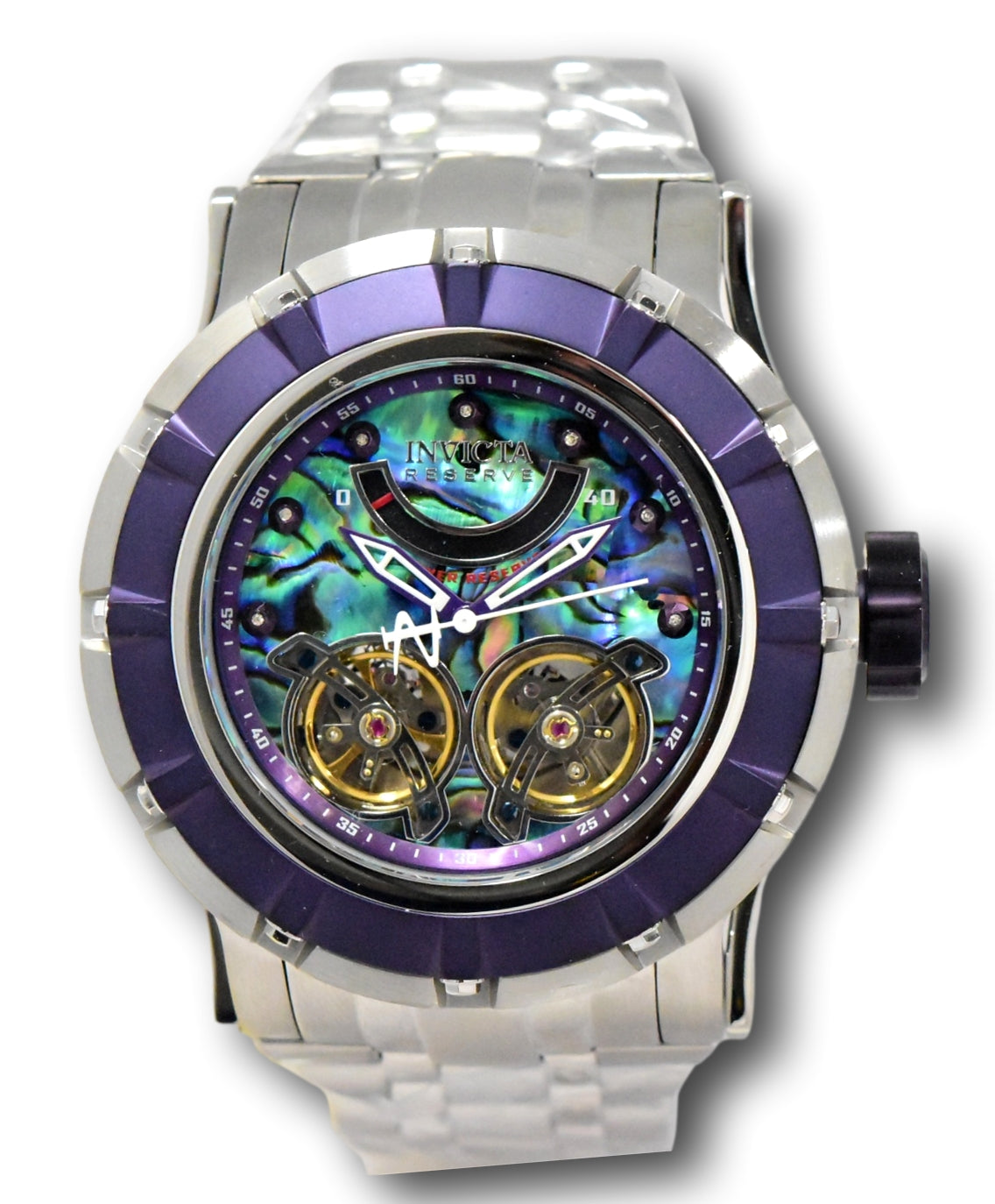 Invicta Reserve S1 Rally Automatic Men's 54mm Diamond Abalone Dial