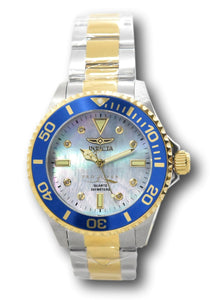 Invicta Pro Diver Women's 38mm 8 - Diamonds White MOP Dial Quartz Watch 32930-Klawk Watches