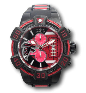 Invicta NFL Atlanta Falcon Men's 52mm Carbon Fiber Chronograph Watch 41593-Klawk Watches
