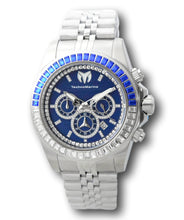 Load image into Gallery viewer, TechnoMarine Manta Ray Luxe Men&#39;s 47mm Blue Dial Crystals Chrono Watch TM-221012-Klawk Watches
