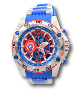 Invicta Marvel Captain America Mens 52mm Limited Edition Chronograph Watch 26780-Klawk Watches
