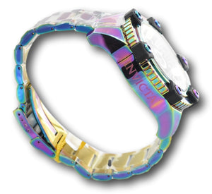 Invicta Grand Octane Rainbow Mens 64mm Iridescent Abalone MOP Chrono Watch 35979-Klawk Watches