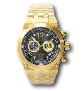 Invicta Aviator Men's 50mm Gold Stainless Fly-Back Chronograph Watch 31592-Klawk Watches