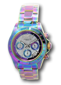 Invicta Speedway Men's 40mm Iridescent Rainbow Chronograph Watch 23942 RARE-Klawk Watches