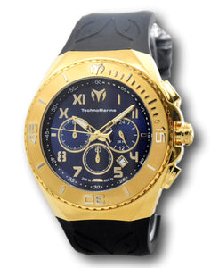 Technomarine Ocean Manta Men's 48mm Blue & Gold Chronograph Watch TM-220016-Klawk Watches