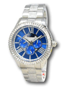 Invicta Specialty Lux Men's 45mm Blue Silver 520 Crystals Quartz Watch 44248-Klawk Watches