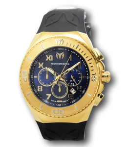 Technomarine Ocean Manta Men's 48mm Blue & Gold Chronograph Watch TM-220016-Klawk Watches