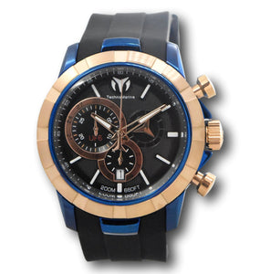 Technomarine UF6 Men's 45mm Electric Blue Rose Gold Swiss Chrono Watch TM-615015-Klawk Watches