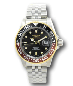 Invicta Pro Diver Men's 40mm Black & Brown Stainless Quartz Watch 34103 Rare-Klawk Watches
