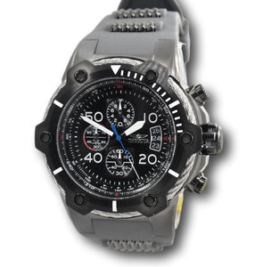Invicta Bolt Flight Men's 52mm Black Stealth Triple Chronograph Watch 25467-Klawk Watches
