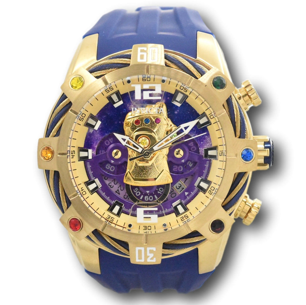Invicta Marvel Thanos Infinity Gauntlet Men's 52mm Limited Ed Chrono Watch 37391-Klawk Watches