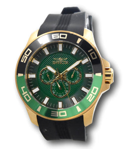 Invicta Pro Diver Men's 50mm Green Dial Silicone Multifunction Date Watch 35743-Klawk Watches