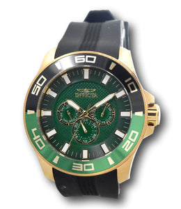 Invicta Pro Diver Men's 50mm Green Dial Silicone Multifunction Date Watch 35743-Klawk Watches