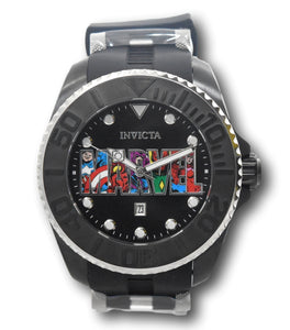 Invicta Marvel Logo Men's 50mm Limited Edition Collectible Quartz Watch 36414-Klawk Watches