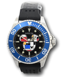 Invicta Disney Men's 44mm Mickey Mouse Abstract Limited Edition Blue Watch 37681-Klawk Watches