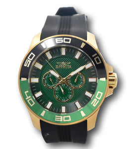 Invicta Pro Diver Men's 50mm Green Dial Silicone Multifunction Date Watch 35743-Klawk Watches