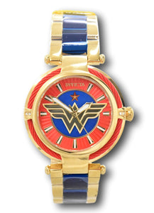 Invicta DC Comics Wonder Woman Ladies 40mm Limited Blue / Gold MOP Watch 34954-Klawk Watches