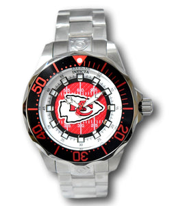 Invicta NFL Kansas City Chiefs Automatic Men's 47mm Grand Diver Watch 42121-Klawk Watches
