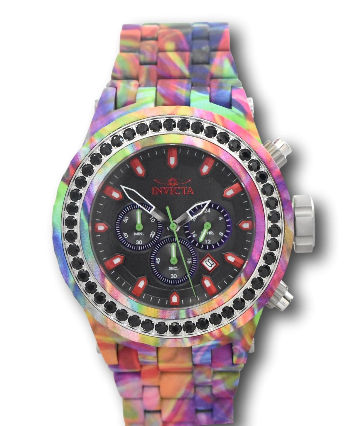  Invicta 3 Slot Graffiti Hydro-plated Multicolor Impact  Dive/Collector Case DC3-HYDRO3 : Everything Else