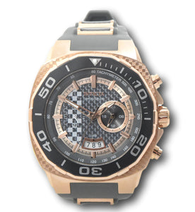 Invicta Speedway Men's 51mm Rose Gold Carbon Fiber Dual Time Dial Watch 33192-Klawk Watches
