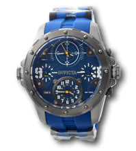 Load image into Gallery viewer, Invicta Coalition Forces Men&#39;s 50mm 4-Time Zones Blue Gunmetal Watch 39354-Klawk Watches
