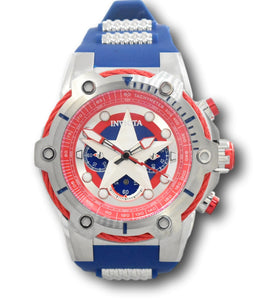 Invicta Marvel Captain America Mens 51mm Limited Bolt Chronograph Watch 26894-Klawk Watches