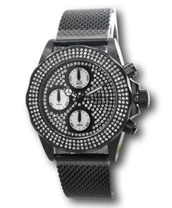 Invicta Pro Diver Women's 38mm Black PAVE Crystal Chronograph Watch 35647-Klawk Watches