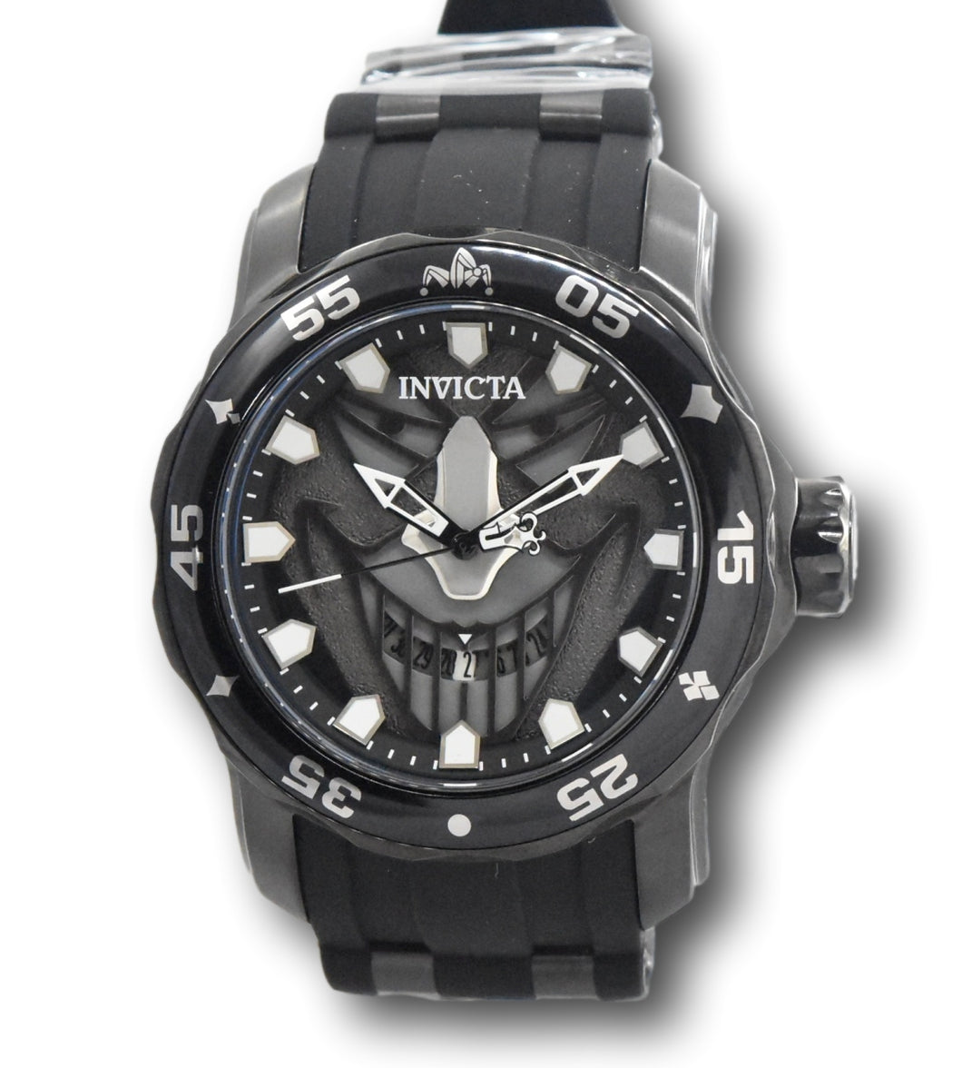 Invicta DC Comics Joker Triple Black Men's 48mm Limited Edition Watch 35612-Klawk Watches