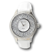 Load image into Gallery viewer, Invicta Angel Women&#39;s 40mm Silver Sparkling Crystals White Leather Watch 24591-Klawk Watches
