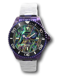 Invicta Pro Diver Men's 47mm Diamond Abalone Dial Purple Quartz Watch 39425 RARE-Klawk Watches