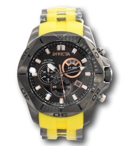 Invicta Speedway Men's 50mm Lightning Yellow Gunmetal Chronograph Watch 32255-Klawk Watches