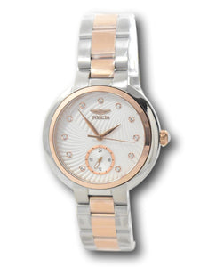 Invicta Angel Women's 36mm Rose Gold Two-Tone Textured Dial Crystals Watch 31198-Klawk Watches