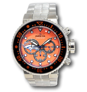 Invicta NFL Denver Broncos Men's 52mm Limited Edition Chronograph Watch 33124-Klawk Watches