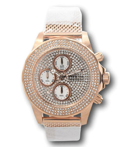 Invicta Pro Diver Women's 40mm Rose Gold PAVE Crystal Chronograph Watch 37861-Klawk Watches
