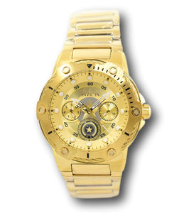 Invicta Marvel Captain America Womens 39mm Limited Edition Gold-Tone Watch 26984-Klawk Watches