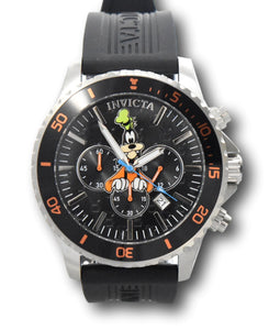 Invicta Disney Goofy Men's 48mm Limited Edition Black Chronograph Watch 39050-Klawk Watches