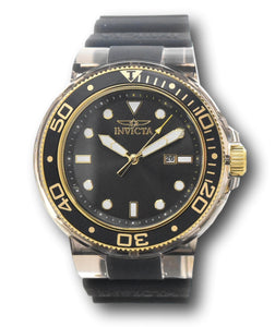 Invicta Pro Diver Men's 52mm Anatomic Black / Gold Lightweight Sport Watch 32337-Klawk Watches