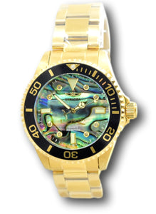 Invicta Pro Diver Lady Women's 38mm Diamond Abalone Dial Gold Watch 39294-Klawk Watches