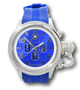 Invicta Russian Diver Men's 52mm Brilliant Blue Sunray Chronograph Watch 33018-Klawk Watches