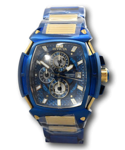 Invicta S1 Rally Diablo Men's 53mm Blue Carbon Anatomic Chrono Watch 34513 RARE-Klawk Watches