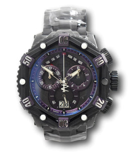Invicta Reserve Huracan Darkest Purple Men's 53mm Swiss Chronograph Watch 36632-Klawk Watches