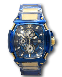 Invicta S1 Rally Diablo Men's 53mm Blue Carbon Anatomic Chrono Watch 34513 RARE-Klawk Watches