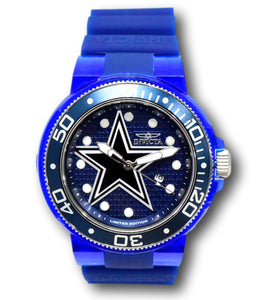 Invicta NFL Dallas Cowboys Men's 52mm Pro Diver Limited Silicone Watch 41448-Klawk Watches