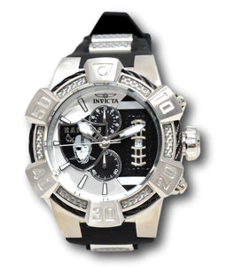 Invicta NFL Las Vegas Raiders Men's 52mm Carbon Fiber Chronograph Watch 41577-Klawk Watches