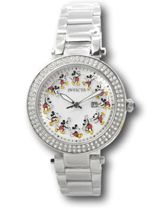 Invicta Disney Women's 38mm Mickey Mouse Limited Edition MOP Dial Watch 36347-Klawk Watches