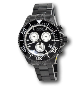 Invicta Grand Diver Men's 47mm Triple Black Ronda SWISS Chronograph Watch 26852-Klawk Watches