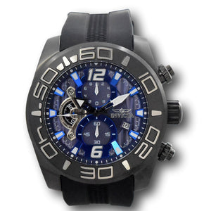 Invicta Pro Diver Men's 50mm Black Blue Dial Triple Chronograph Watch 22813-Klawk Watches