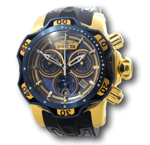 Invicta Venom Gen III Men's 52mm Blue / Gold Swiss Chrono Watch 38716 RARE-Klawk Watches