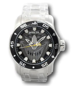Invicta DC Comics Joker Men's 48mm Silver and Black Limited Edition Watch 35615-Klawk Watches